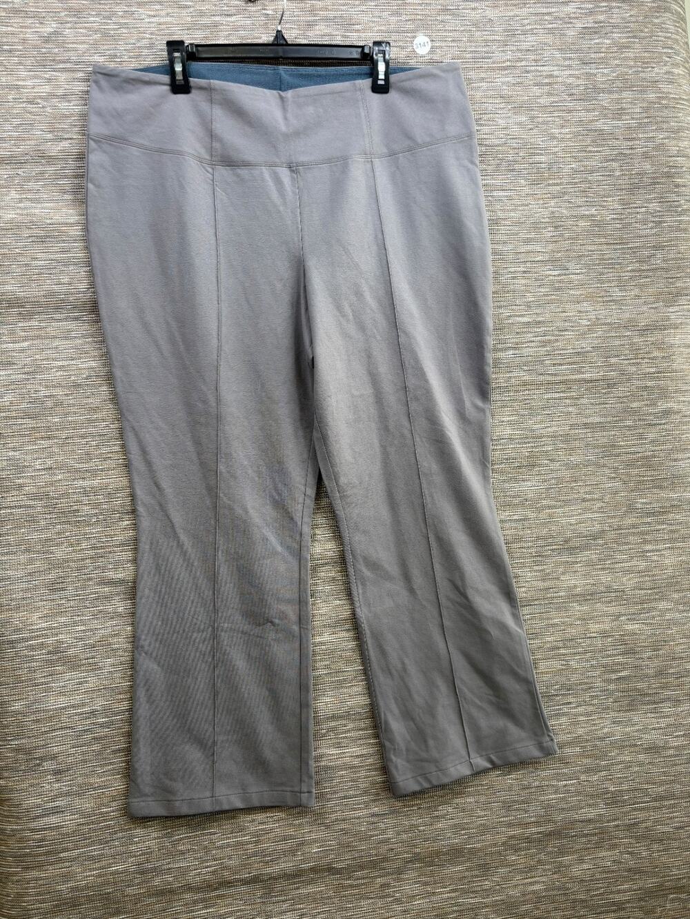 Women with Control Reg Nina Waist Tummy Control Bootcut Pants Size 2X Gray NEW